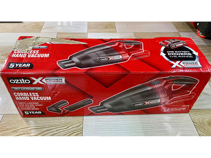 Thân máy hút bụi dùng pin 18V Ozito PXHVS-250 (không pin, sạc)