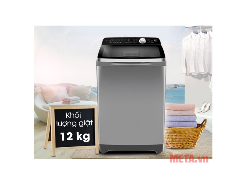 Máy giặt lồng đứng Aqua inverter 12kg AQW-DR120CT(S)