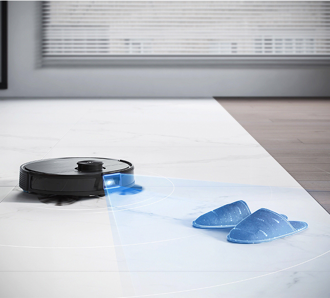 Robot hút bụi lau nhà Ecovacs Deebot OZMO T8 Aivi (DBX11-11) - META.vn