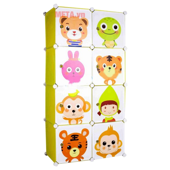 Tủ nhựa lắp ghép 8 ngăn Thanh Long TN02