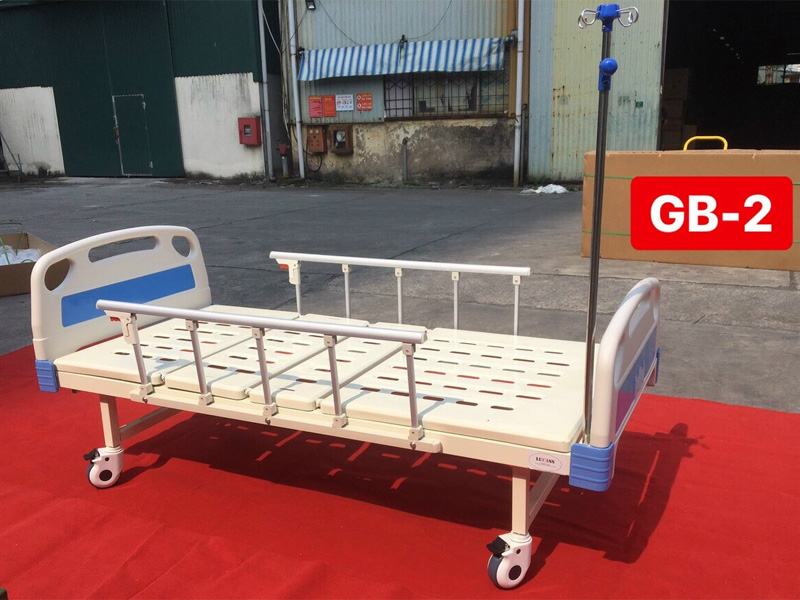 Giường bệnh nhân 2 tay quay Lucass GB-2