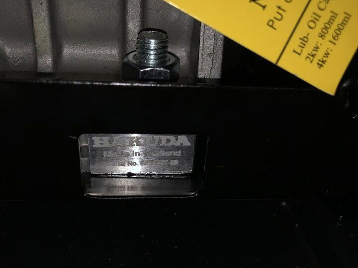 Máy phát điện chạy dầu 5KW Hakuda HKD 5000ET