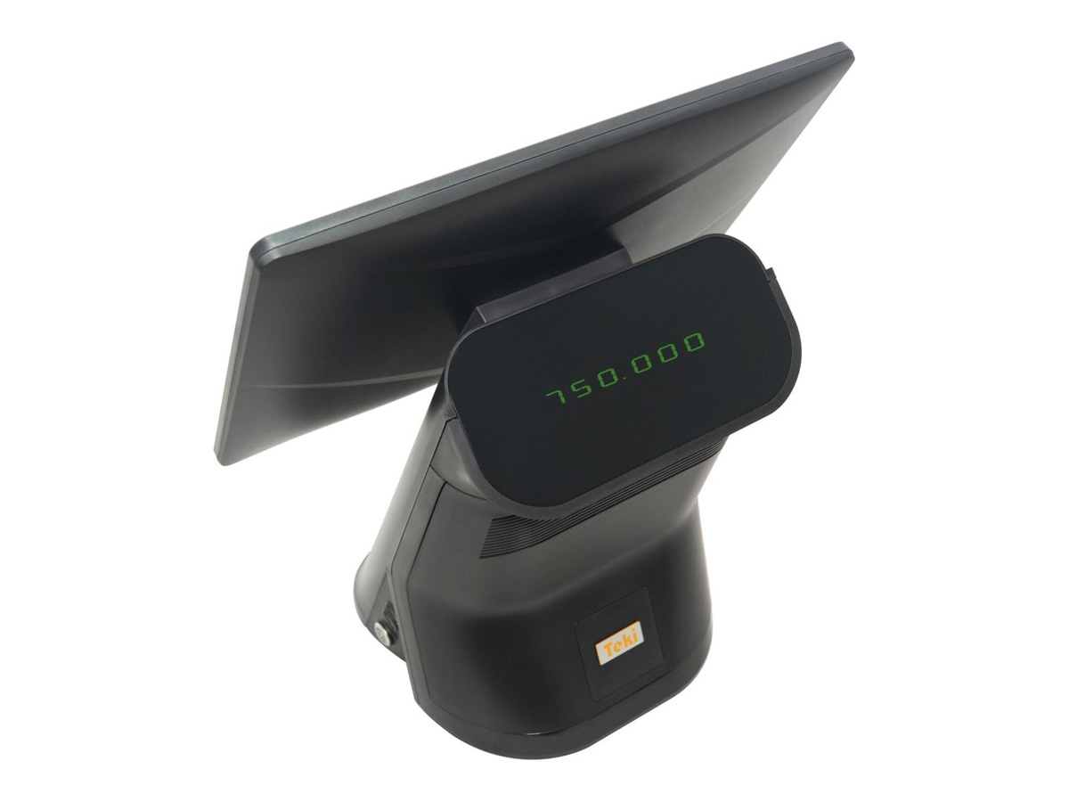 Máy tính tiền POS Teki P10 (1 màn hình hiển thị giá 8 led)