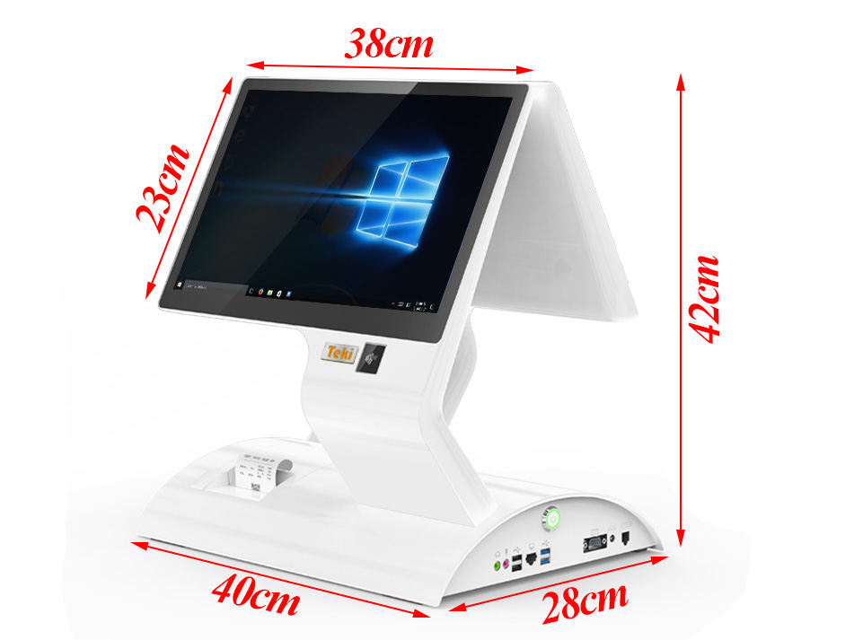 Máy tính tiền cảm ứng 2 màn hình Teki Z30