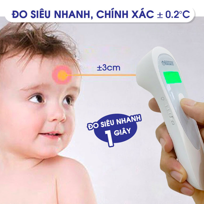 Nhiệt kế hồng ngoại đo trán Bremed BD1500SC/A202