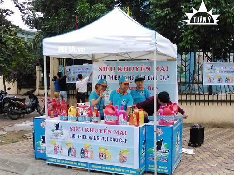 Khung nhà bạt di động 2m x 2m