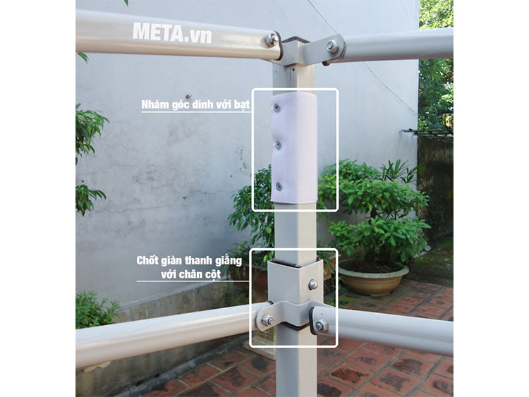 Khung nhà bạt di động 2m x 2m