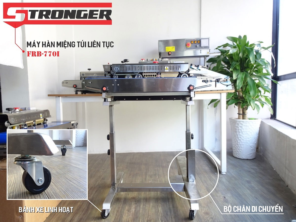 Máy hàn miệng túi liên tục Stronger FRB-770III
