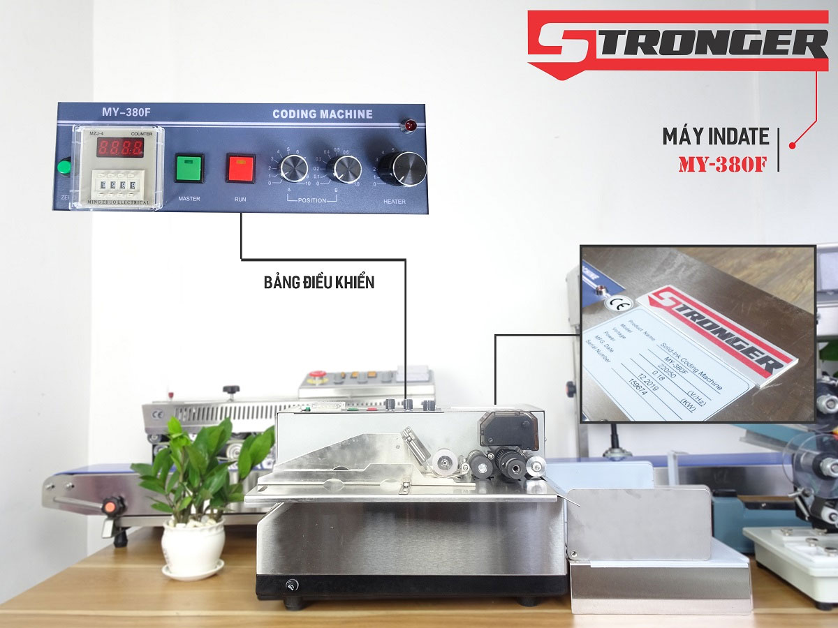 Máy in tem nhãn tự động Stronger MY-380F
