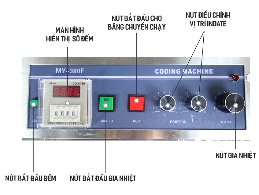 Máy in tem nhãn tự động Stronger MY-380F