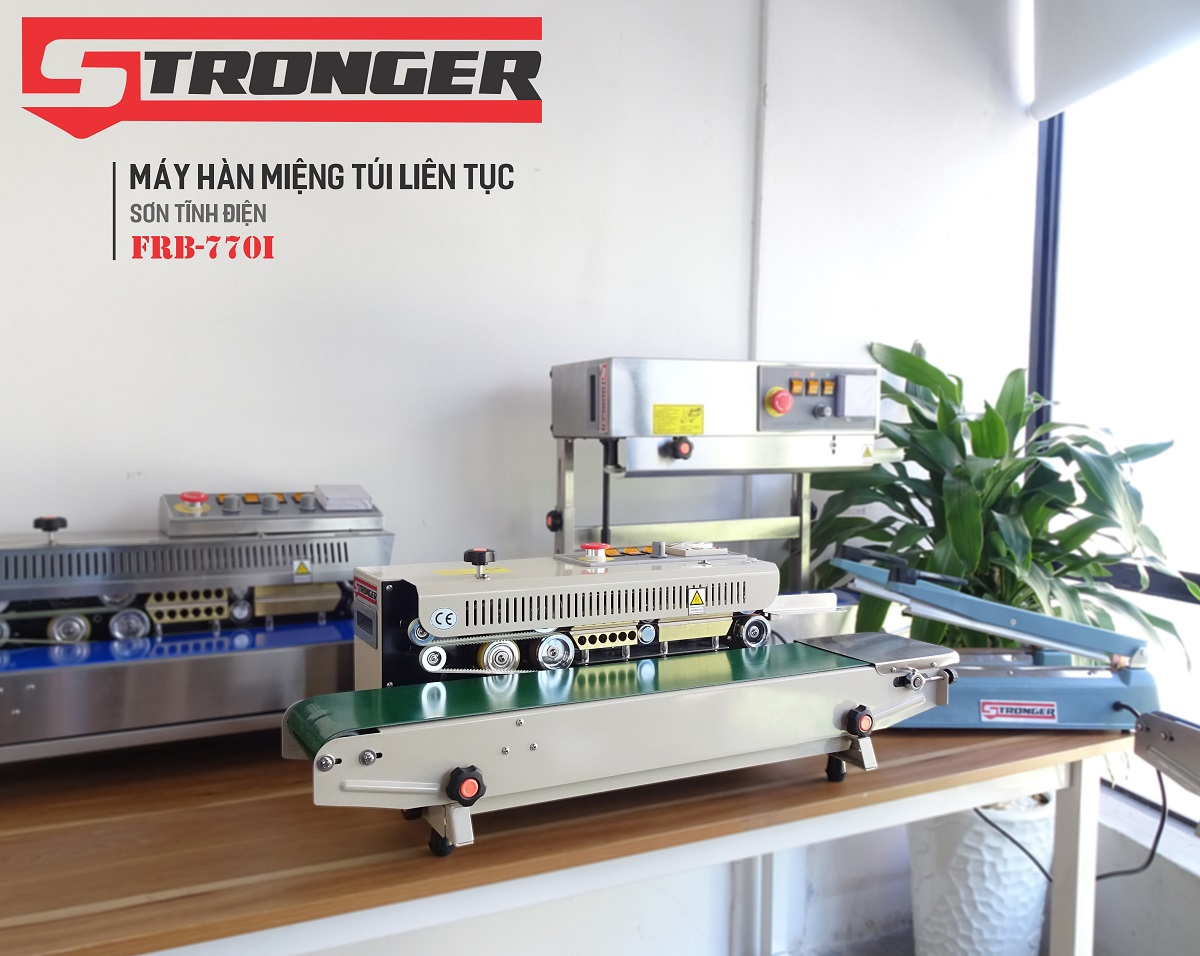 Máy hàn miệng túi liên tục Stronger FRB-770I