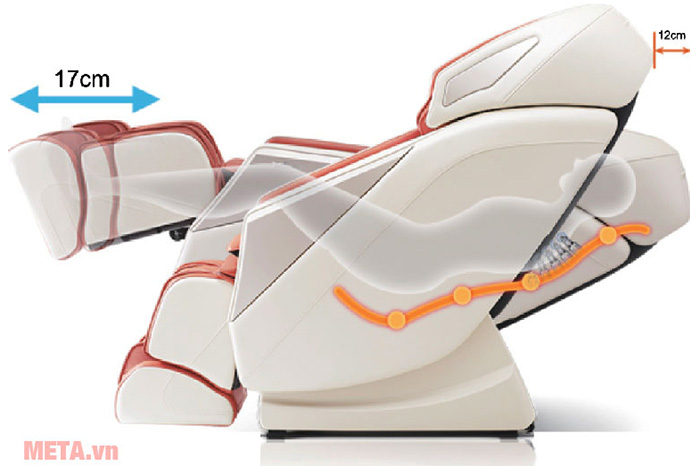 Ghế massage toàn thân Maxcare Max668 plus