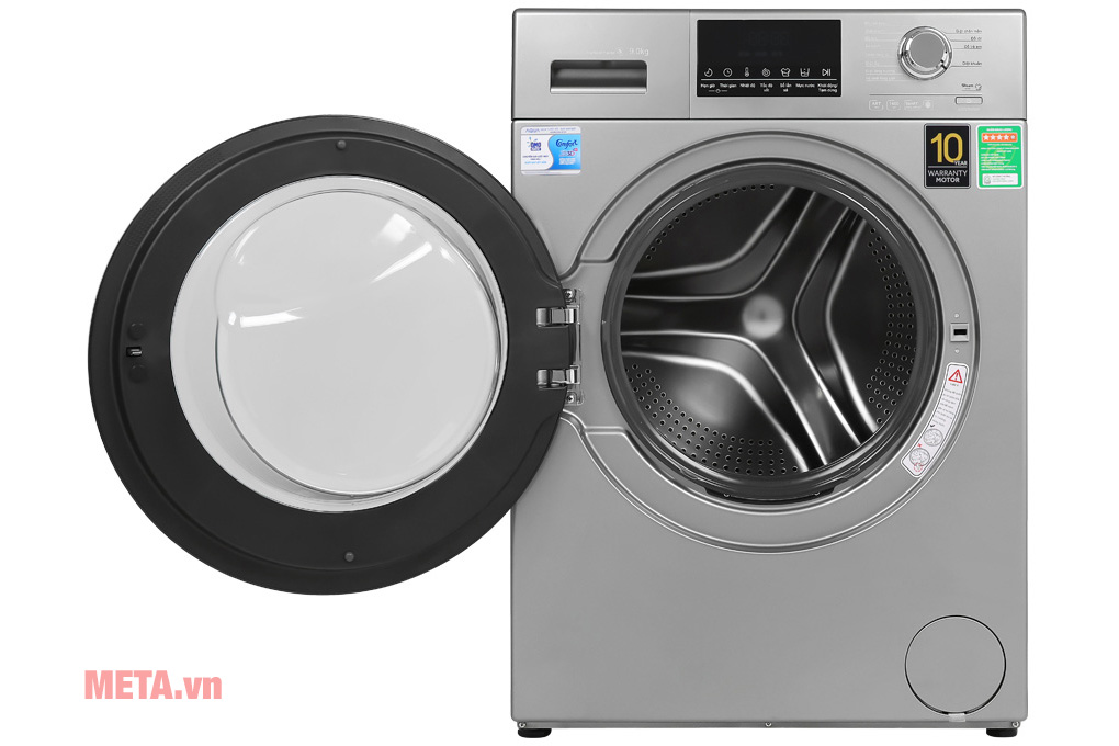 Máy giặt lồng ngang Aqua Inverter 9kg AQD-D900F.S