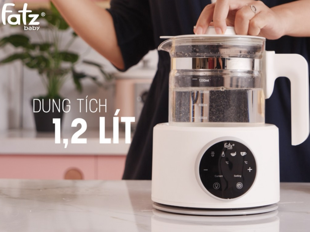 Máy đun và hâm nước pha sữa Fatzbaby Quick 3 FB3515CY