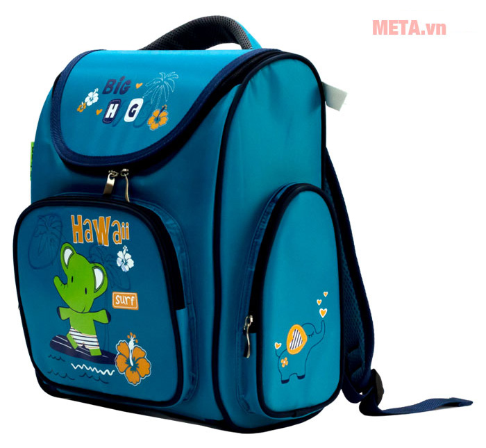 Balo chống gù Bitex Big Hugs B-12-018 (xanh dương đậm)