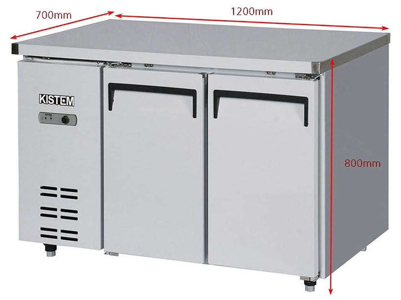 Tủ bàn mát 1200mm Kistem KIS-XDT12R - 271 lít