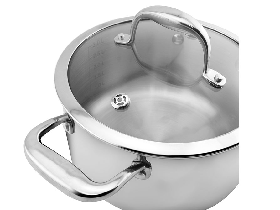 Bộ nồi inox cao cấp 3 lớp đáy liền Trimax XS EL-3744