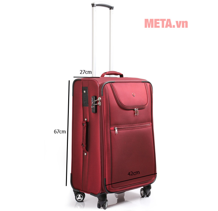 Vali vải Sakos Champion 6 (42 x 31 x 67 cm)