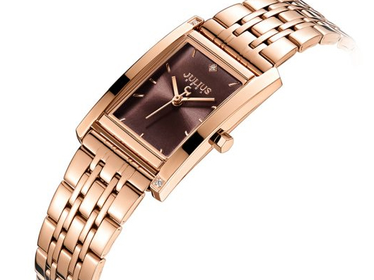 Đồng hồ nữ Julius Hàn Quốc dây thép JA-1257