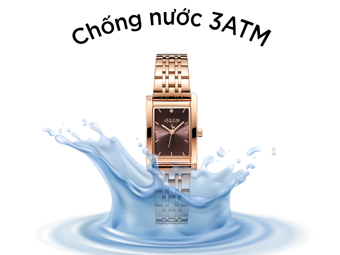 Đồng hồ nữ Julius Hàn Quốc dây thép JA-1257