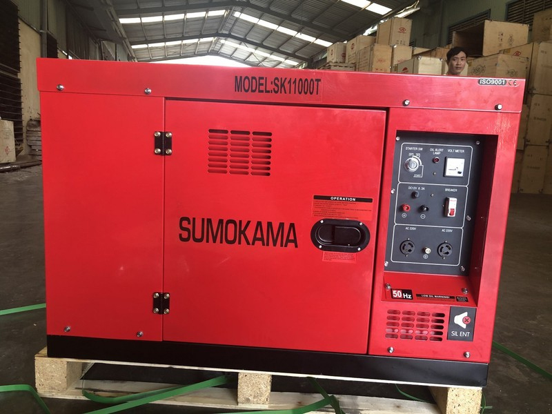 Máy phát điện chạy dầu 8KW Sumokama SK11000T