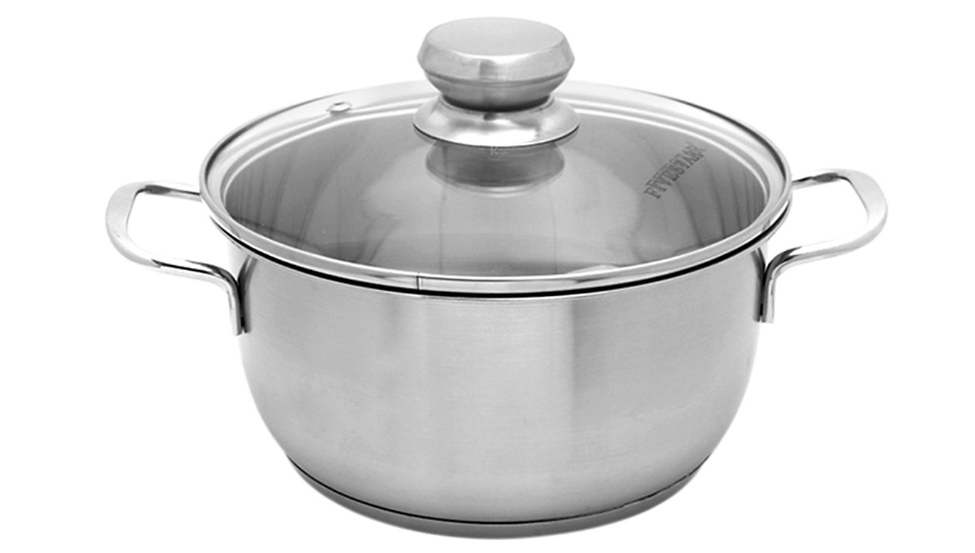 Bộ 2 nồi xửng 3 đáy NK 24cm Fivestar ST24-3DG