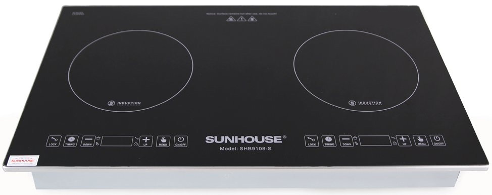 Bếp đôi điện từ Sunhouse SHB9108-S