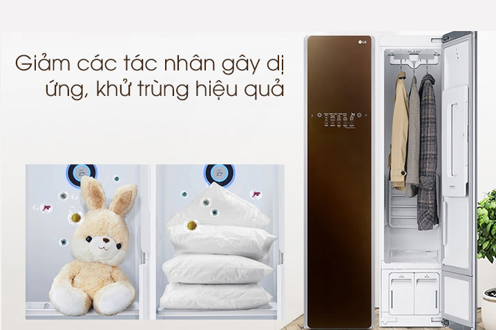 Tủ chăm sóc quần áo thông minh LG styler S3RF (Màu cà phê)