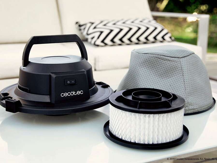 Máy hút bụi Cecotec Conga Powerash 1200 Steel (Màu thép)