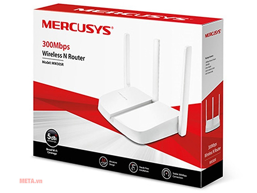Bộ phát Wifi Mercusys MW305R (3 râu)