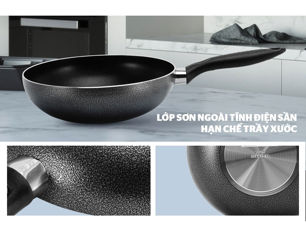 Chảo sâu lòng chống dính Sunhouse SHS30 30cm