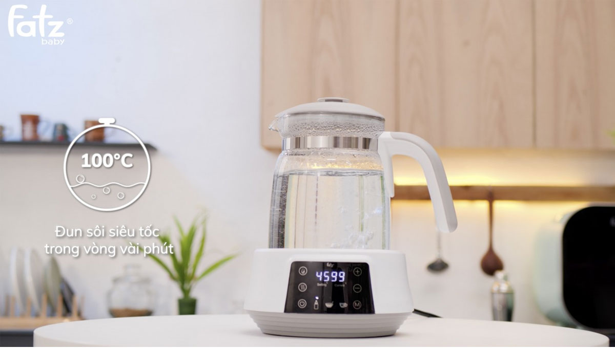 Máy đun và hâm nước pha sữa Fatzbaby Quick 5 FB3569TK