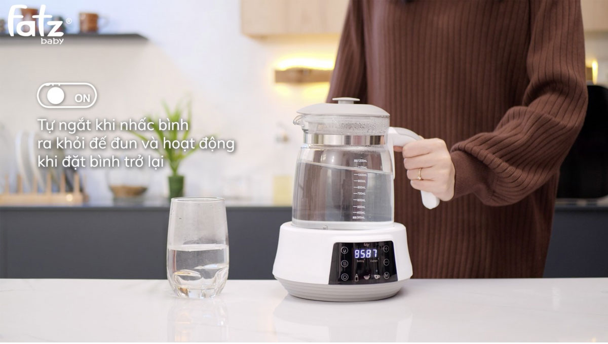 Máy đun và hâm nước pha sữa Fatzbaby Quick 5 FB3569TK