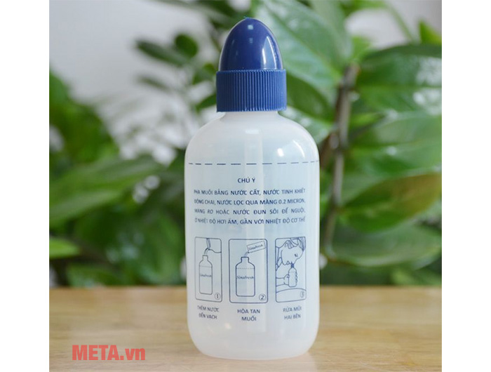 Bình rửa mũi SinuFresh kèm 10 gói muối