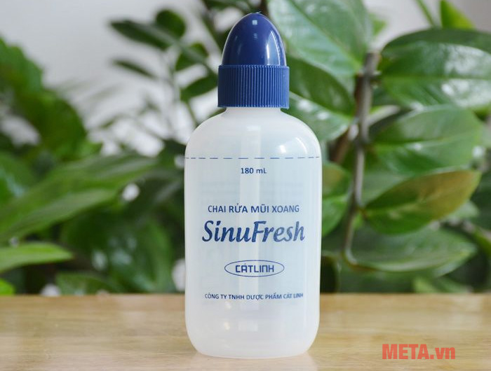 Bình rửa mũi SinuFresh kèm 10 gói muối