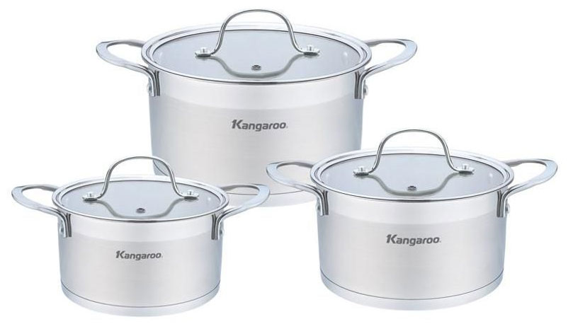 Bộ nồi inox 5 đáy Kangaroo KG877