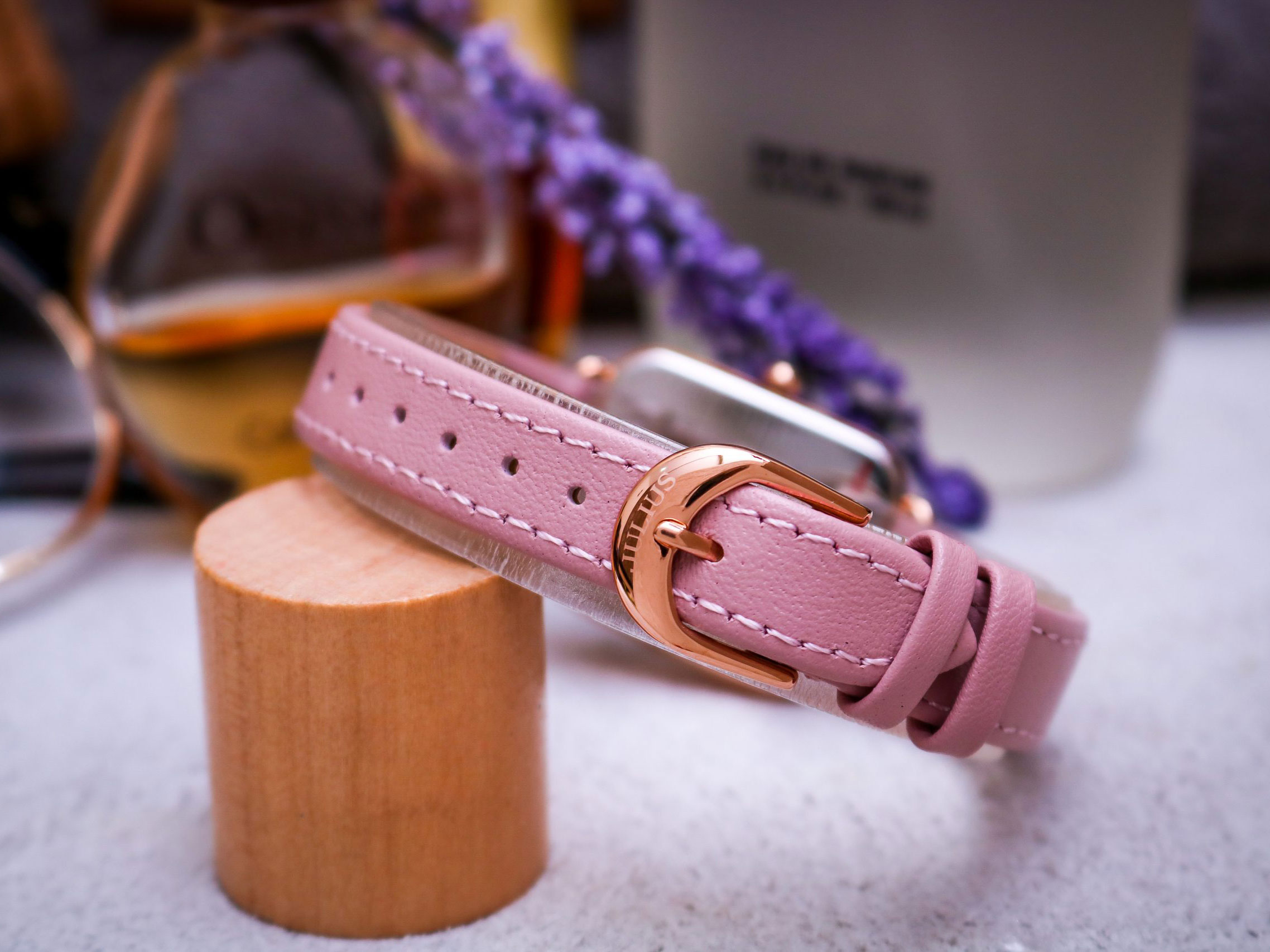 Đồng hồ nữ JS-050 Julius Star kính Saphire Hàn Quốc