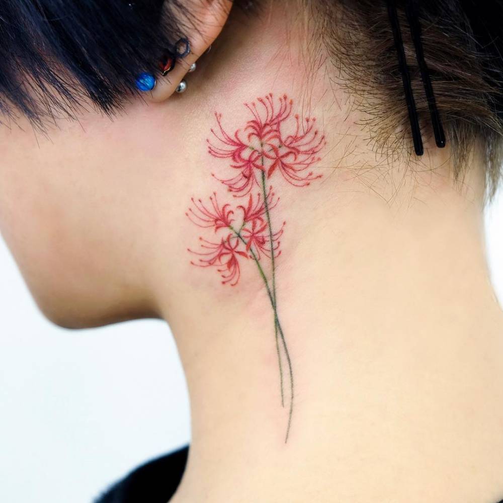 20 Hinh XÄƒm Hoa Bá»‰ Ngáº¡n á»Ÿ Vai Tay LÆ°ng Chan Ä'áº¹p Cho Ná»¯ Meta Vn