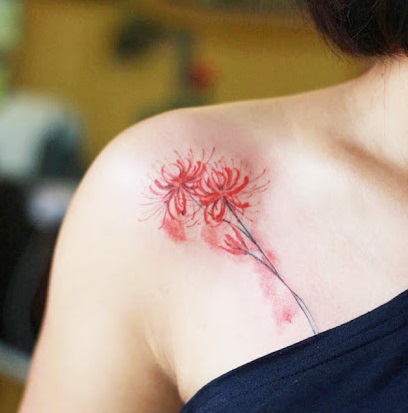 20 Hinh XÄƒm Hoa Bá»‰ Ngáº¡n á»Ÿ Vai Tay LÆ°ng Chan Ä'áº¹p Cho Ná»¯ Meta Vn