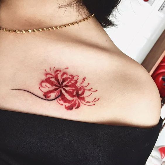 20 Hinh XÄƒm Hoa Bá»‰ Ngáº¡n á»Ÿ Vai Tay LÆ°ng Chan Ä'áº¹p Cho Ná»¯ Meta Vn