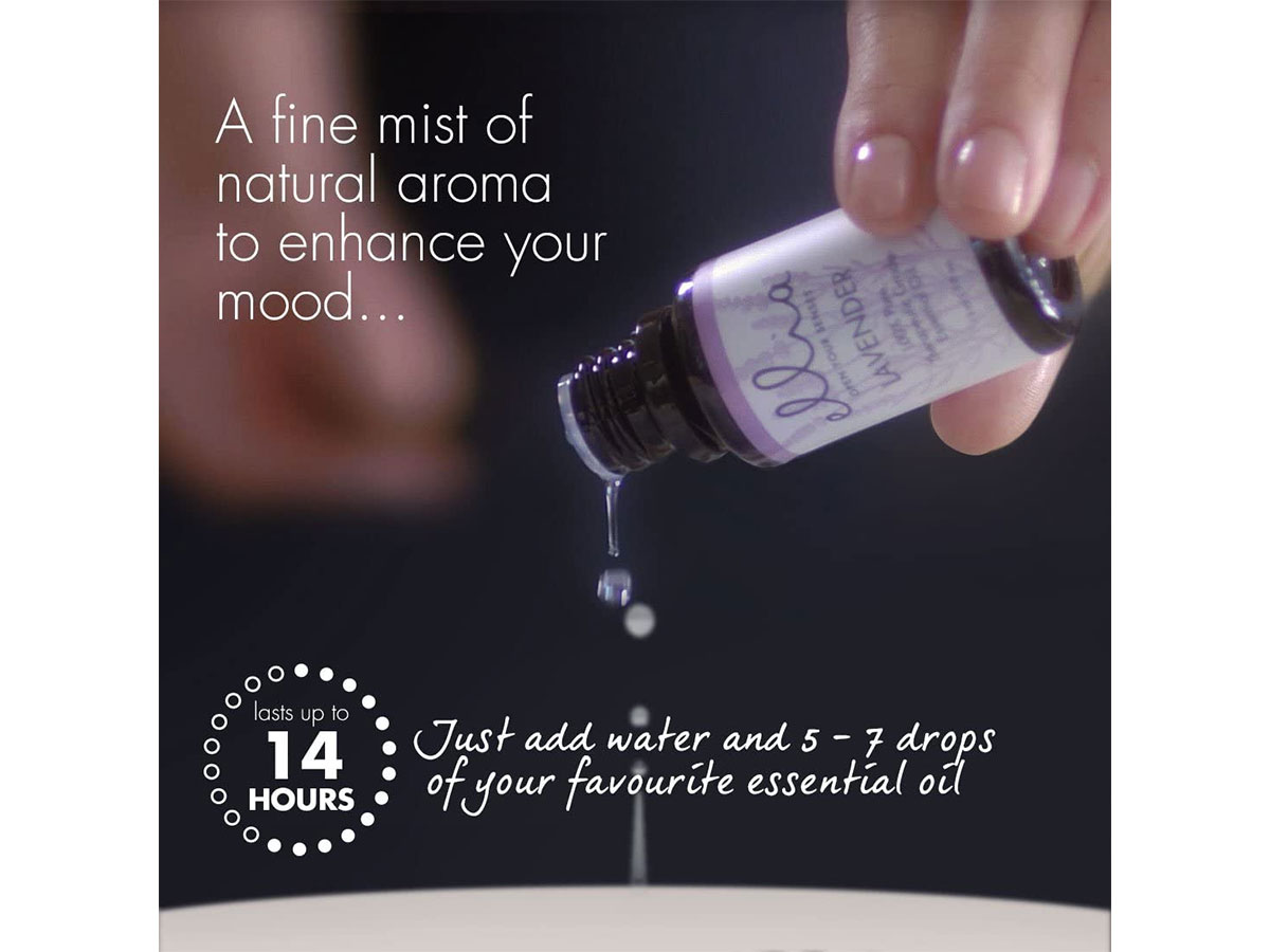 Máy khuếch tán tinh dầu siêu âm Ellia HoMedics ARM 1210GY