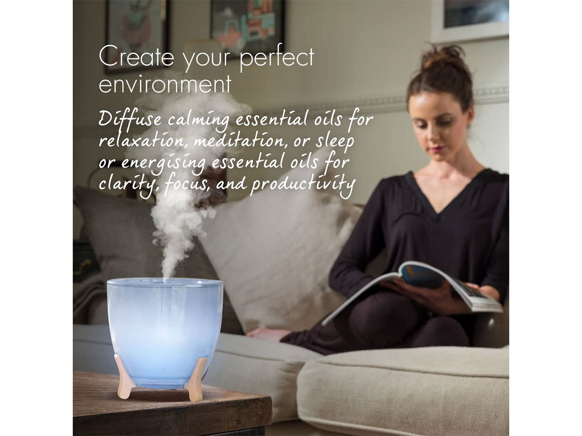 Máy khuếch tán tinh dầu siêu âm Ellia HoMedics ARM 1210GY