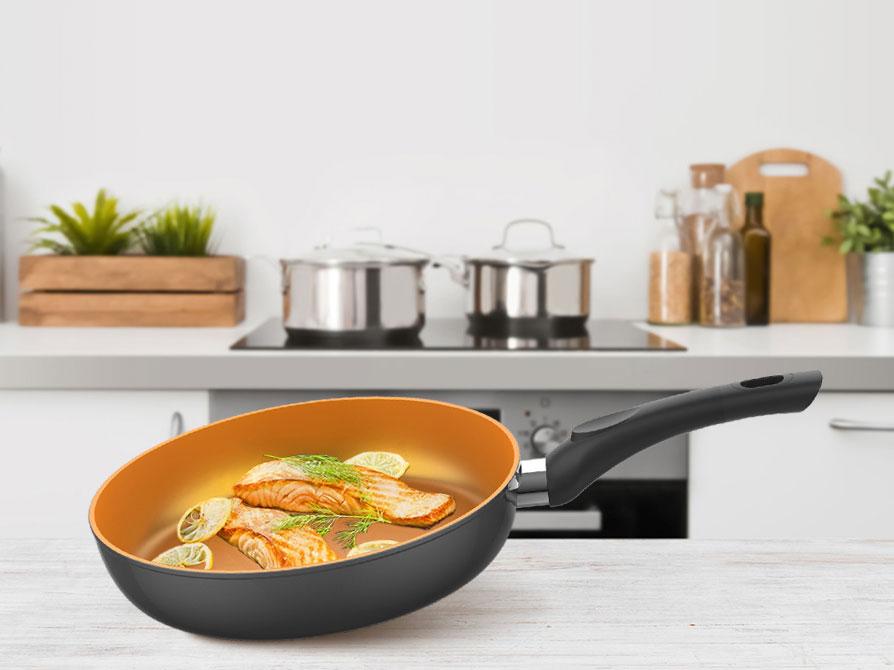 Chảo chống dính đáy từ Sunhouse Mama SHG1128MCB - 28cm