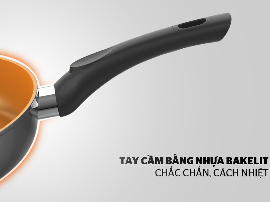 Chảo chống dính đáy từ Sunhouse Mama SHG1128MCB - 28cm