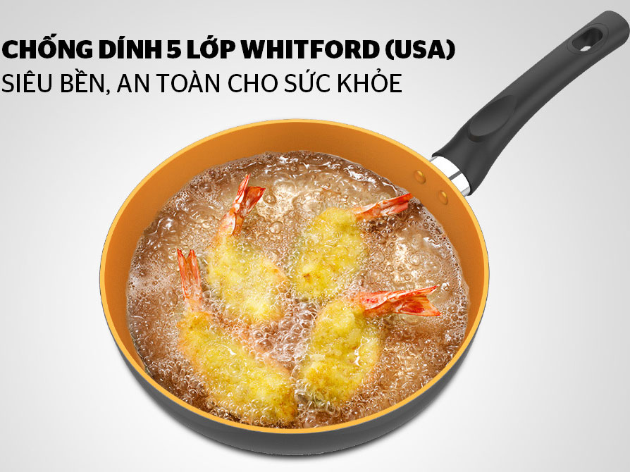 Chảo chống dính đáy từ Sunhouse Mama SHG1128MCB - 28cm