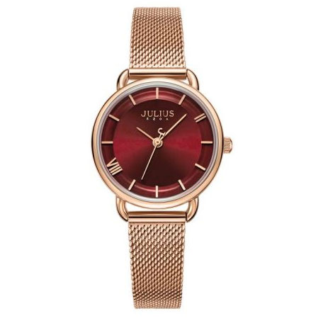 Đồng hồ nữ Julius JA-1268 Hàn Quốc dây thép không gỉ