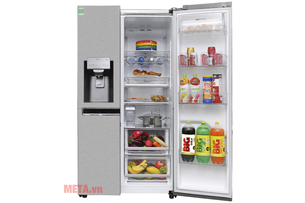 Tủ lạnh LG Inverter GR-D247JS 601 lít