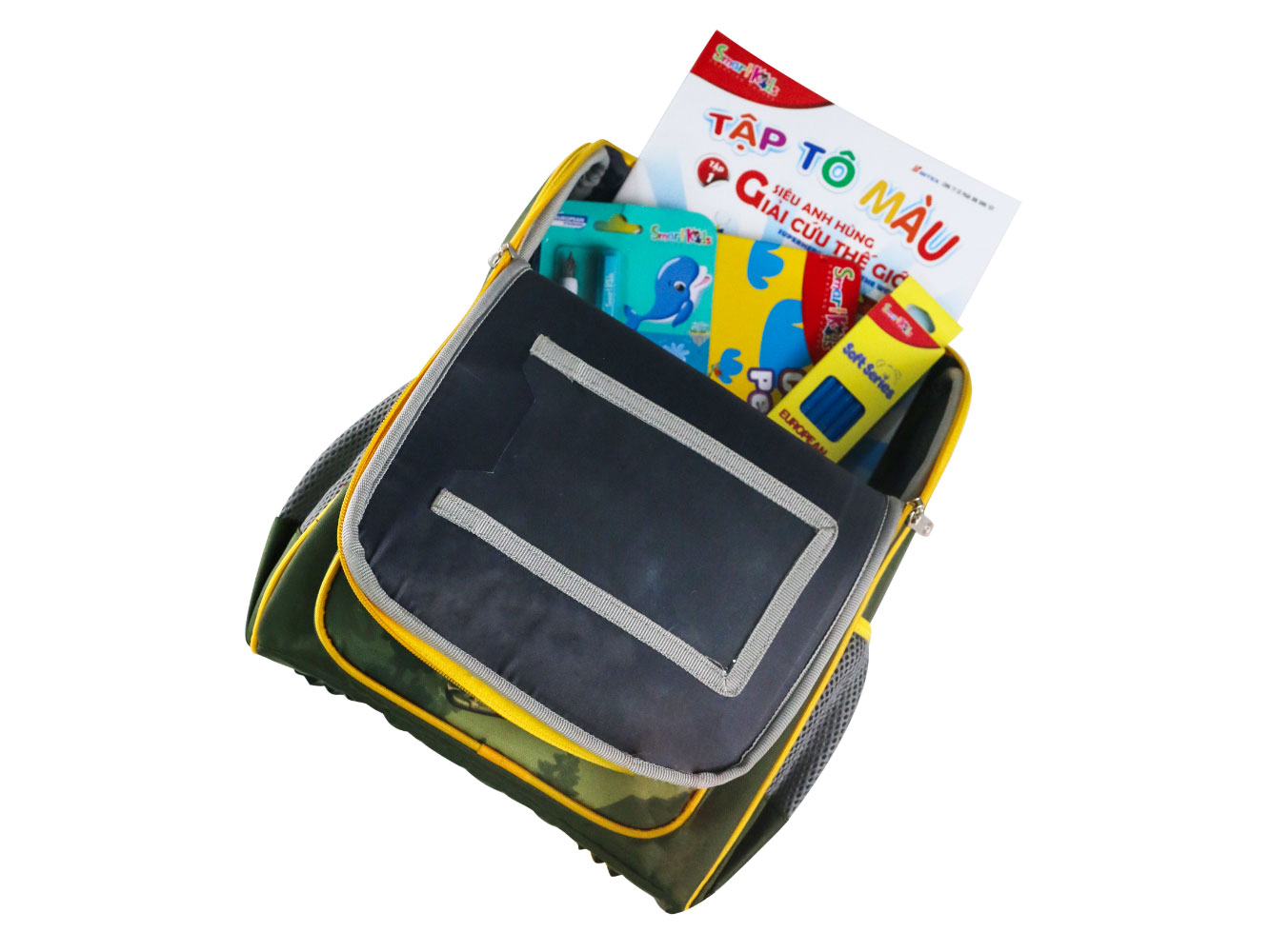 Balo chống gù Adventure Box-Fighter B-12-113 - Xanh rêu