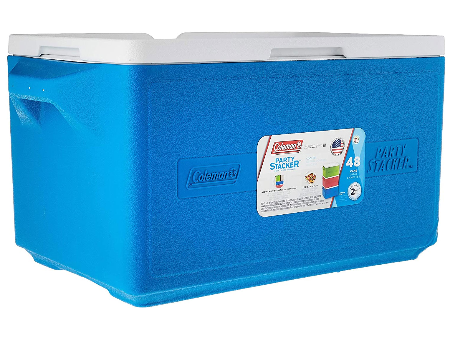 Thùng giữ lạnh Coleman 3000000480 (5342) 48 lon - Xanh dương