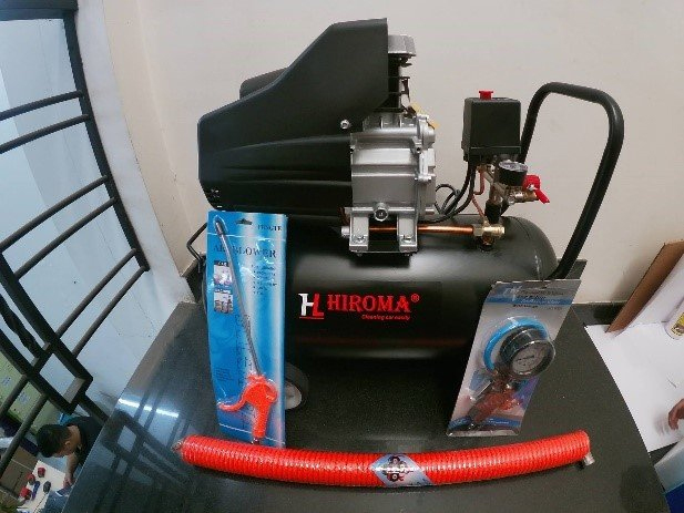 Máy nén khí chính hãng Hiroma DHL-0550 - 50 lít